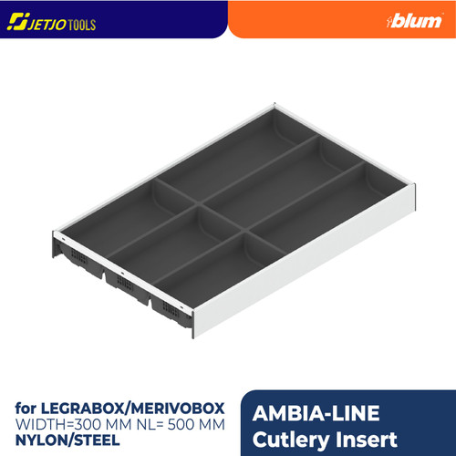 [EZM.2600046] BLUM PROMO RAK SENDOK AMBIA-LINE FLATWARE LEGRA/MERIVOBOX 500X300MM