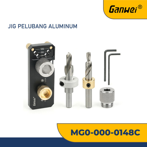 [EZM.2600054] GANWEI 0148C JIG ALAT PELUBANG ALUMINUM PROFILE POSITIONING PUNCH