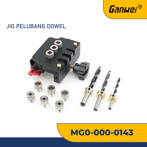 [EZM.2600055] GANWEI 0143 JIG ALAT PELUBANG DOWEL PRECISION SELF-CENTERING PUNCHER