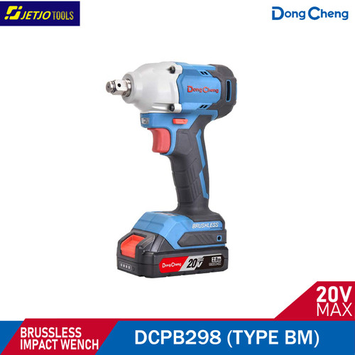 [EZM.2600084] DONGCHENG DCPB298 MESIN CORDLES BRUSHLES IMPACT WRENCH 1/2" 20V 298NM