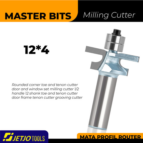 [EZM.2600149] MASTER BIT MATA ROUTER GROOV ROUND CORNER DOOR & WINDOW FRAME 12X4MM