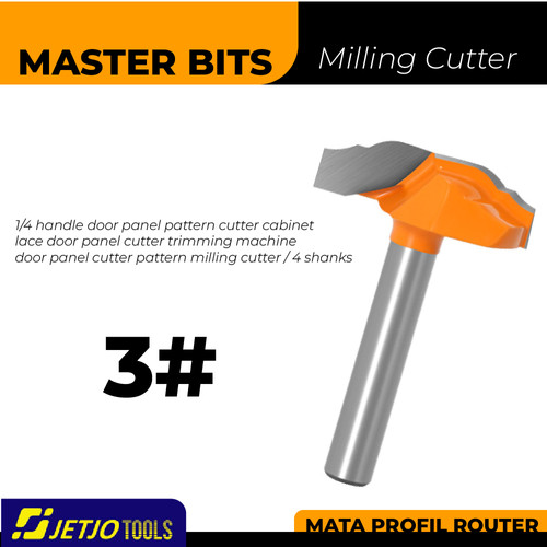 [EZM.2600156] MASTER BIT NO3 MATA PROFIL ROUTER FOR DOOR CABINET PANEL PATERN 6X29MM