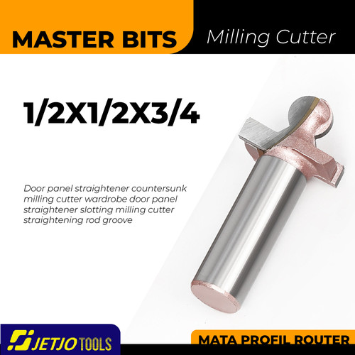 [EZM.2600168] MASTER BIT MATA PROFIL ROUTER DOOR STRAIGHTENER GROOVE 1/2X1/2X3/4
