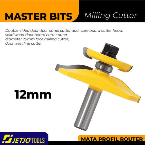 [EZM.2600171] MASTER BIT MATA PROFIL ROUTER DOUBLE-SIDED LINE DOOR PANEL 12X79MM