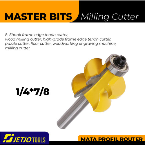 [EZM.2600195] MASTER BIT MATA PROFIL ROUTER JOINT 8MM FRAME EDGE PUZZLE FLOOR CUTTER