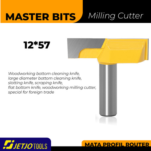 [EZM.2600198] MASTERBIT MATA PROFIL ROUTER SLOT FLAT BOTTOM CUTS THE CORNER 12x57MM