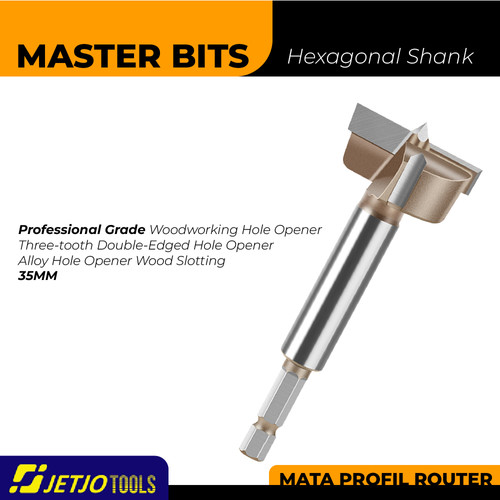 [EZM.2600272] MASTER BIT MATA BOR HEX SHANK HOLE OPENER WOOD SLOT 1/4x35MM