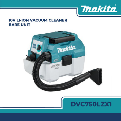 [EZM.2600545] MAKITA DVC750LZX1 PENYEDOT DEBU PORTABLE 18V VACUUM CLEANER BARE UNIT