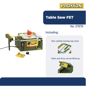 [EZM.2600665] PROXXON 27070 MESIN GERGAJI KAYU MEJA TABLE SAW FET