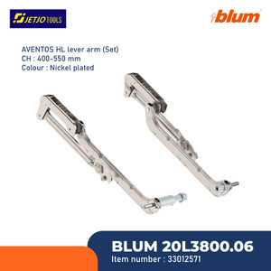 [EZM.2600753] BLUM ENGSEL HIDROLIK 20L3800.06 AVENTOS HL LIFT UP SET-38 CH=400-550MM