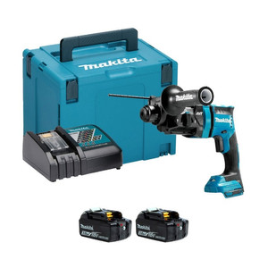 [EZM.2601052] MAKITA DHR182RFJ MESIN BOBOK 2X18V 3AH LI-ION 18MM SDS + ROTARY HAMMER