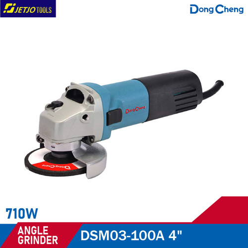 [EZM.2601501] DONGCHENG DSM03-100A 4" MESIN GERINDA TANGAN ANGLE GRINDER 4" 710W
