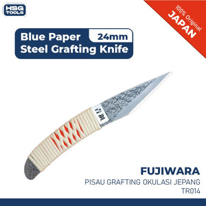 [EZM.2601525] FUJIWARA TR014 PISAU GRAFTING OKULASI JEPANG STEEL KNIFE 24MM RATTAN