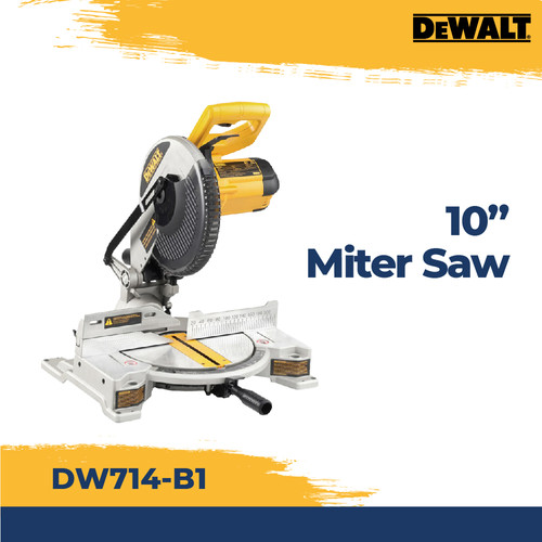 [EZM.2601536] DEWALT DW714-B1 MESIN GERGAJI 10” Miter Saw