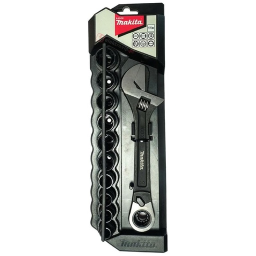 [EZM.2601639] MAKITA B-65458 KUNCI INGGRIS PASS-THRU 11PC ADJUSTABLE WRENCH SET