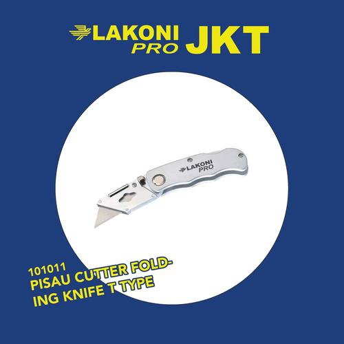 [EZM.2602279] 101011 LAKONI PRO PISAU CUTTER FOLDING KNIFE T TYPE