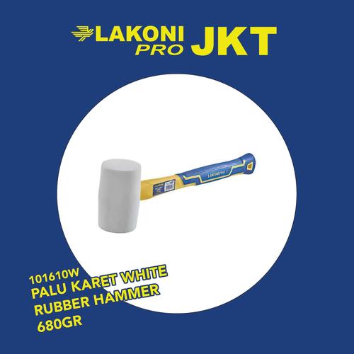 [EZM.2602296] LAKONI PRO 101610W PALU KARET WHITE RUBBER HAMMER 680gr