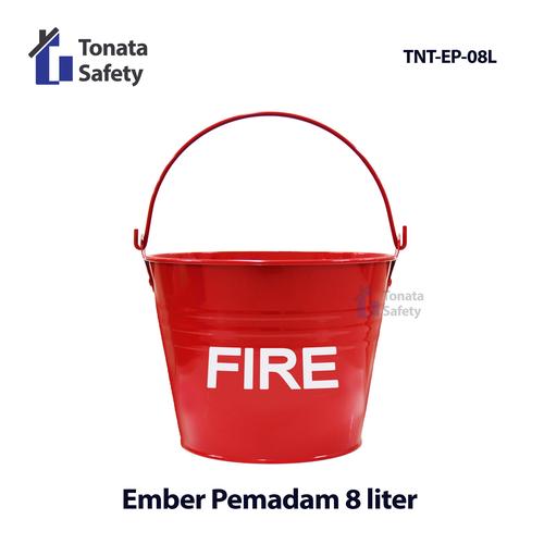 [EZO.1100010] Ember Pemadam Api Besi 8 Liter / Fire Bucket 8 L