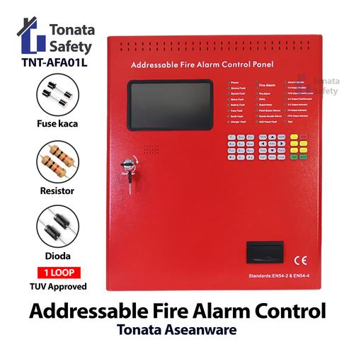 [EZO.1100028] Fire Alarm Control Panel Full Addressable 1 Loop Tonata / MCFA Addressable ASW