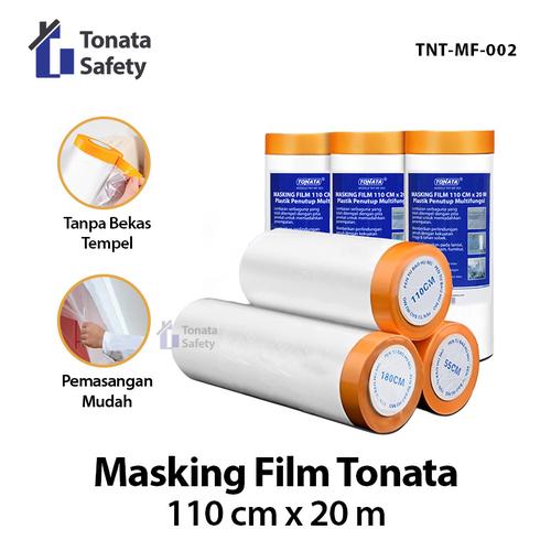 [EZO.1100037] Covering Film Masking Tape Tonata / Plastik Penutup Multifungsi 110 cm x 20 m