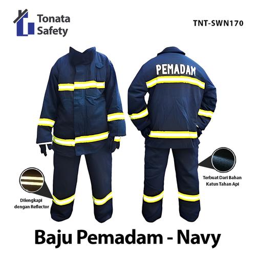 [EZO.1100060] Baju Pemadam Api / Baju Damkar Navy / Fire Fighting Suit Tonata