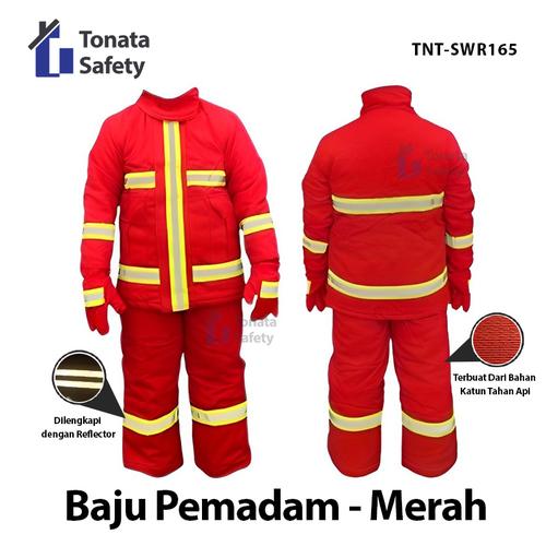 [EZO.1100061] Baju Pemadam Api / Baju Damkar Merah / Fire Fighting Suit Tonata
