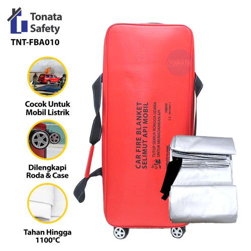 [EZO.1100065] Car Fire Blanket / Selimut Api Tonata 6 x 8 m / Hard Case Roda