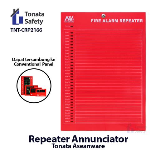 [EZO.1100086] Repeater Annunciator Conventional Panel Aseanware Tonata TNT-CRP2166