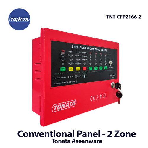 [EZO.1100091] Fire Alarm Control Panel 2 Zone Aseanware Tonata / MCFA Conventional ASW