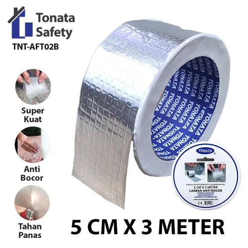 [EZO.1100170] Lakban Anti Bocor Lem Anti Air Tonata / Alumunium Foil Butyl Tape 5 cm x 3 m