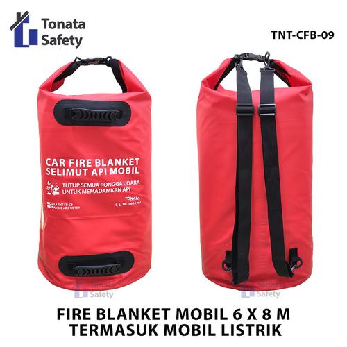 [EZO.1100216] Car Fire Blanket / Selimut Api Tonata 6 x 8 m / Soft Case