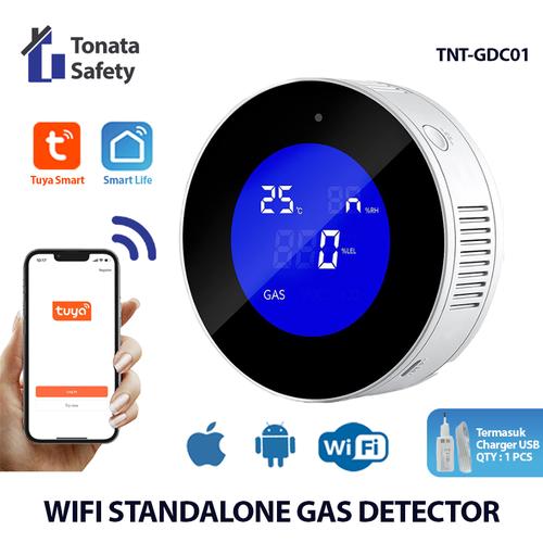 [EZO.1100233] Smart WiFi Gas Detector Tonata / Pendeteksi Gas dan Suhu / LPG Bocor