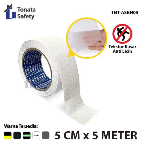 [EZO.1100278] Anti Slip Tape Tonata / Lakban Anti Licin Bening Transparan 5 cm x 5 Meter