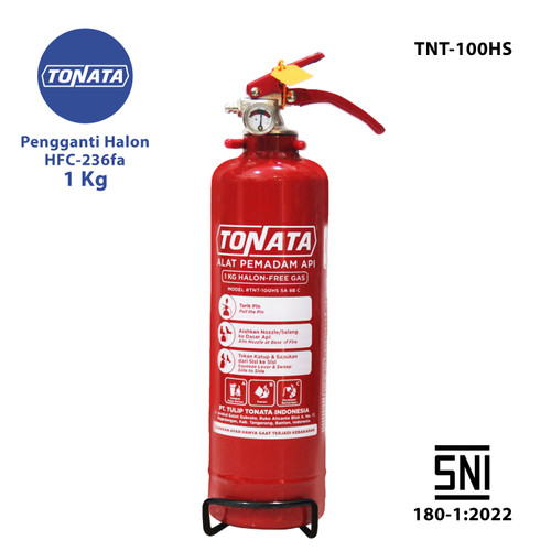 [EZO.1100625] Alat Pemadam Api Tonata SNI / APAR Clean Agent HCFC/HFC 1 kg