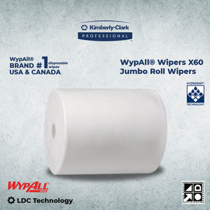 [EZO.5500003] WYPALL X60 Wipes Jumbo roll  - Tissue Pengganti Lap/Kain Majun
