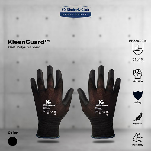 [EZO.5500011] KLEENGUARD G40 Polyurethane Coated Gloves - Sarung Tangan Safety Anti Slip