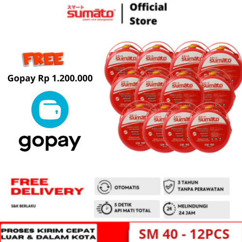 [EZO.0200008] APAR - Alat Pemadam Api Ringan Merk Sumato Type SM-40 BUNDLING 12 PCS
