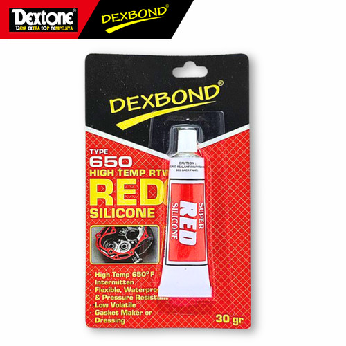 [EZM.7500006] Dexbond Red Silicone RTV/Sealant Tahan Panas