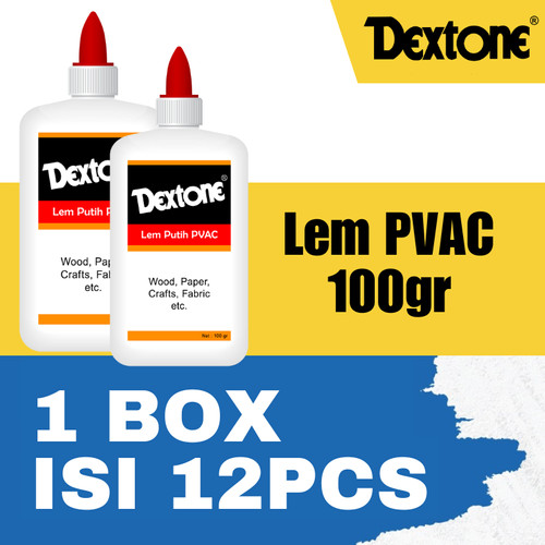 [EZM.7500027] Lem Putih Dextone PVAC 100 Gr - Box
