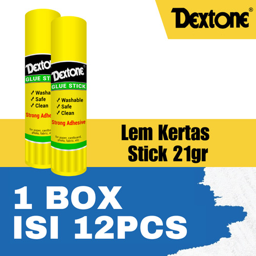 [EZM.7500035] Lem Kertas Glue Stick Dextone - BOX