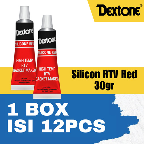 [EZM.7500041] Lem Gasket Silicon Red Dextone - 30Gr - BOX