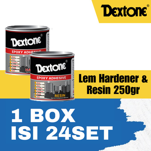 [EZM.7500043] Lem Besi Dextone Hardener & Resin 250 GR - BOX