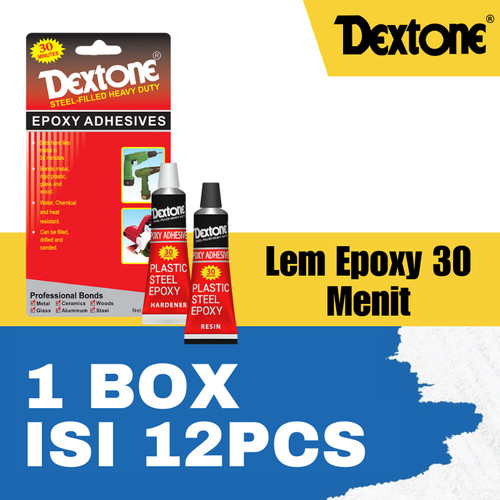 [EZM.7500055] Lem Besi Epoxy 30 menit Dextone - Box