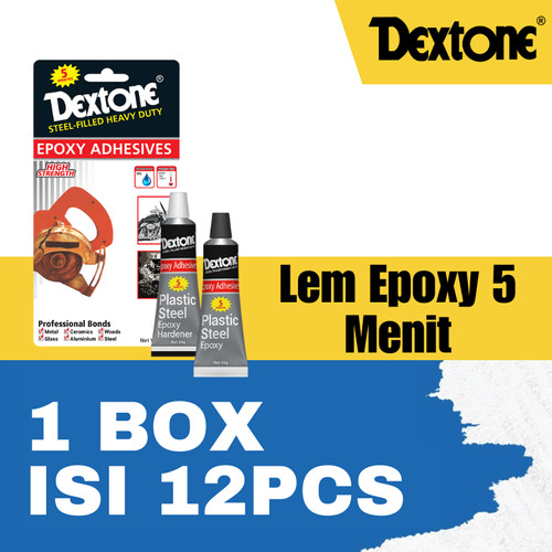 [EZM.7500056] Lem Besi Epoxy 5 Menit Dextone - 48 gr - Box