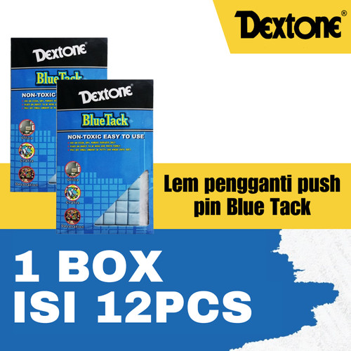 [EZM.7500060] Lem Serbaguna Blue Tack Dextone - Box