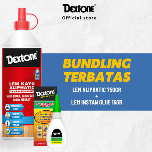 [EZM.7500066] Lem Kayu  Aliphatic 750 GR Dextone Bundling/Lem Kayu/Lem Triplek