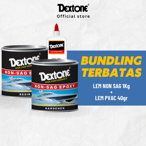 [EZM.7500068] Lem Besi Dextone Epoxy Non Sag Dextone Bundling 1 Kg/Anti Bocor/Anti Rembes