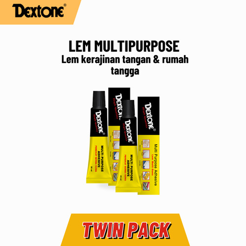 [EZM.7500074] Lem Multi Purpose Adhesive Dextone Twin Pack