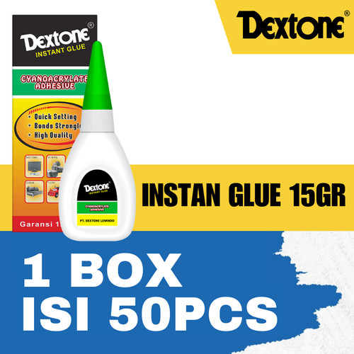 [EZM.7500077] Lem Tetes Dewa Instan Glue Dextone 1 BOX - 15 gr