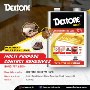 [EZM.7500153] Dextone Lem Kuning Serbaguna Bond 777 2,5 KG lem  karet lem  styrofoam